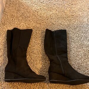 Style & Co. Black Heeled Boots